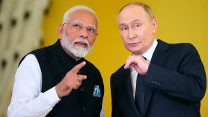 Narendra Modi and Vladimir Putin